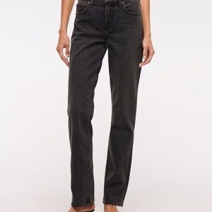 Abercrombie & Fitch 90’s straight mid rise